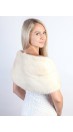 White Mink Fur Stole